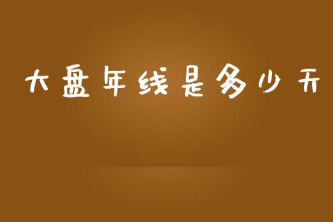 大盘年线是多少天_https://m.qmgjg.com_资金管理_第1张