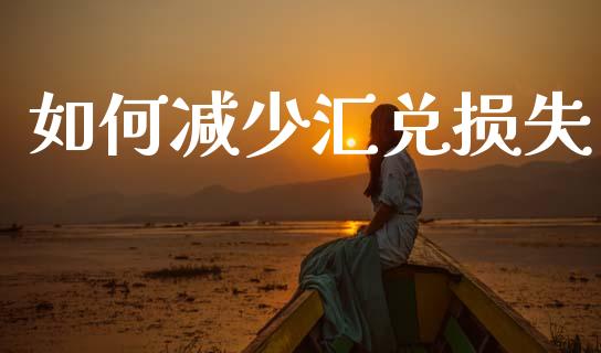 如何减少汇兑损失_https://m.qmgjg.com_投资银行_第1张