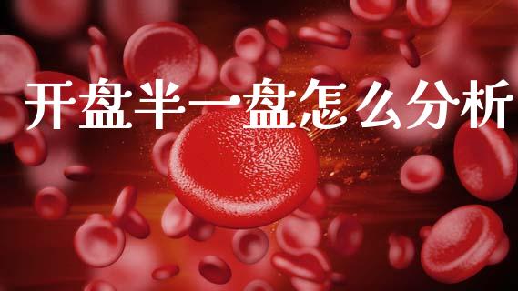 开盘半一盘怎么分析_https://m.qmgjg.com_投资银行_第1张