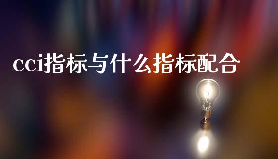 cci指标与什么指标配合_https://m.qmgjg.com_货币基金_第1张