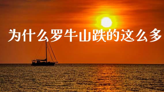 为什么罗牛山跌的这么多_https://m.qmgjg.com_金融市场_第1张