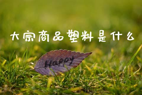 大宗商品塑料是什么_金融市场_第1张_资金管理_投资银行_金融市场_货币基金 大宗商品塑料是什么_https://m.qmgjg.com_金融市场_第1张