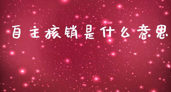 自主核销是什么意思_https://m.qmgjg.com_投资银行_第1张