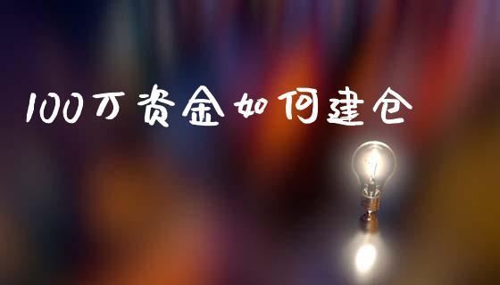 100万资金如何建仓_https://m.qmgjg.com_投资银行_第1张
