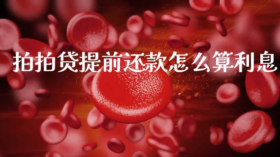 拍拍贷提前还款怎么算利息_https://m.qmgjg.com_投资银行_第1张