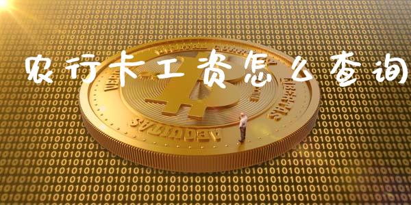 农行卡工资怎么查询_https://m.qmgjg.com_投资银行_第1张