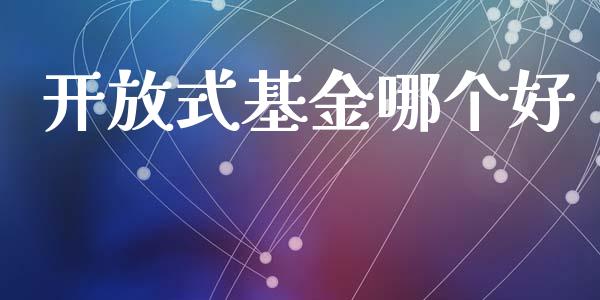 开放式基金哪个好_https://m.qmgjg.com_资金管理_第1张