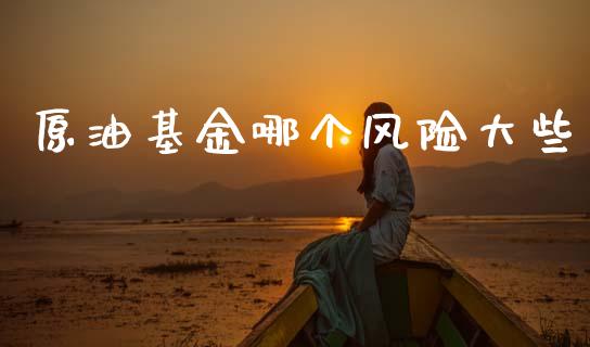 原油基金哪个风险大些_https://m.qmgjg.com_投资银行_第1张