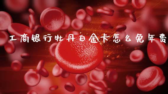 工商银行牡丹白金卡怎么免年费_https://m.qmgjg.com_资金管理_第1张