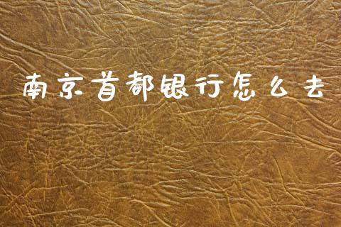 南京首都银行怎么去_https://m.qmgjg.com_资金管理_第1张