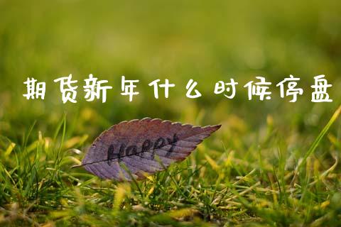 期货新年什么时候停盘_https://m.qmgjg.com_金融市场_第1张
