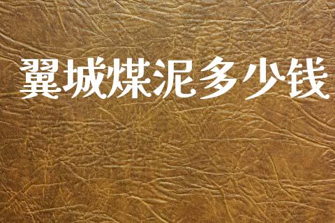 翼城煤泥多少钱_https://m.qmgjg.com_金融市场_第1张