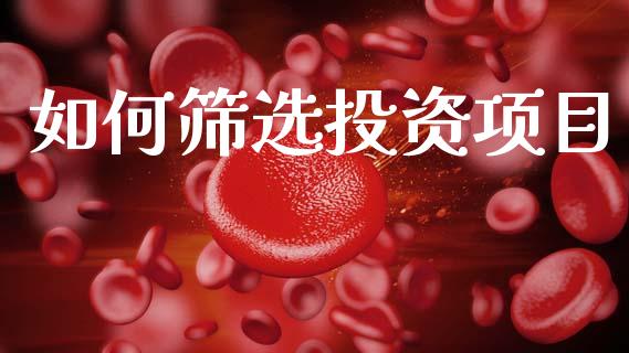 如何筛选投资项目_https://m.qmgjg.com_投资银行_第1张