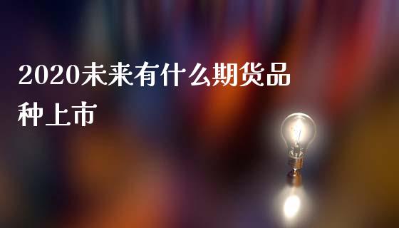 2020未来有什么期货品种上市_https://m.qmgjg.com_金融市场_第1张