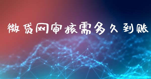 微贷网审核需多久到账_https://m.qmgjg.com_资金管理_第1张