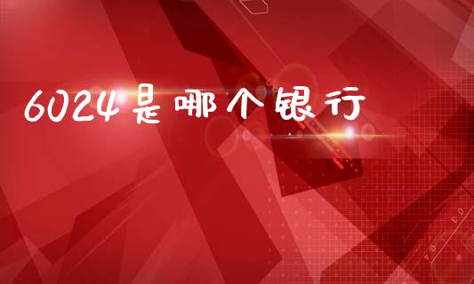 6024是哪个银行_https://m.qmgjg.com_金融市场_第1张