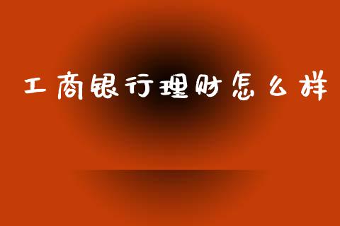 工商银行理财怎么样_https://m.qmgjg.com_投资银行_第1张