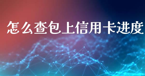 怎么查包上信用卡进度_https://m.qmgjg.com_投资银行_第1张