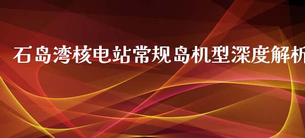 石岛湾核电站常规岛机型深度解析_https://m.qmgjg.com_资金管理_第1张