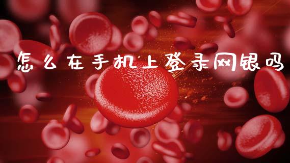 怎么在手机上登录网银吗_https://m.qmgjg.com_金融市场_第1张