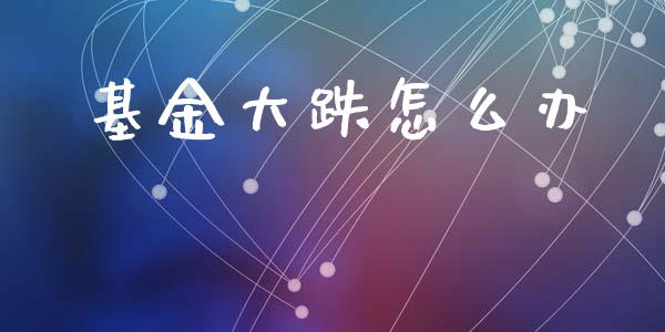基金大跌怎么办_https://m.qmgjg.com_金融市场_第1张