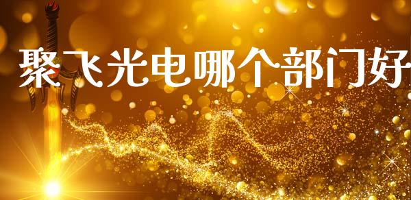 聚飞光电哪个部门好_https://m.qmgjg.com_投资银行_第1张