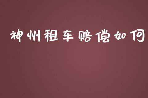 神州租车赔偿如何_https://m.qmgjg.com_投资银行_第1张
