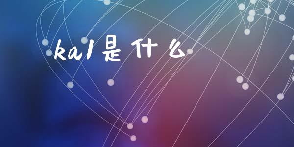 ka1是什么_https://m.qmgjg.com_金融市场_第1张