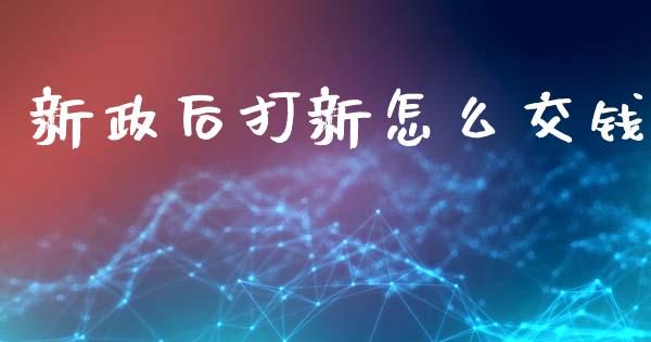 新政后打新怎么交钱_https://m.qmgjg.com_资金管理_第1张