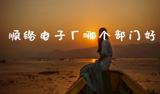 顺络电子厂哪个部门好_https://m.qmgjg.com_货币基金_第1张