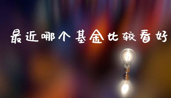 最近哪个基金比较看好_https://m.qmgjg.com_资金管理_第1张