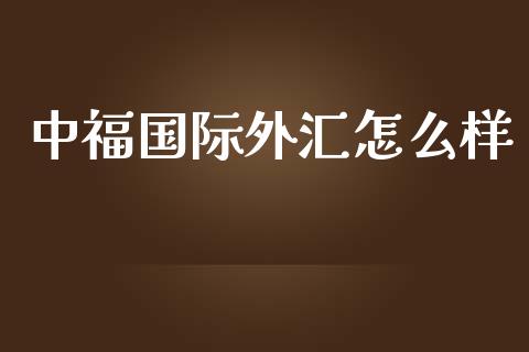 中福国际外汇怎么样_https://m.qmgjg.com_资金管理_第1张