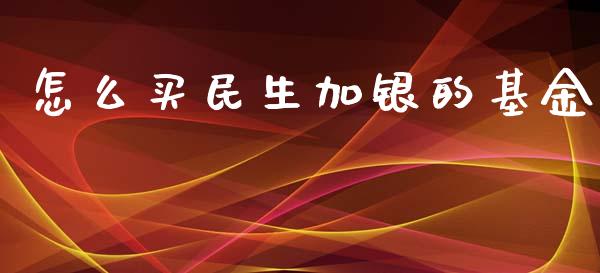 怎么买民生加银的基金_https://m.qmgjg.com_金融市场_第1张