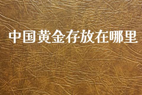 中国黄金存放在哪里_https://m.qmgjg.com_货币基金_第1张