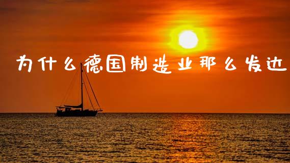为什么德国制造业那么发达_https://m.qmgjg.com_货币基金_第1张