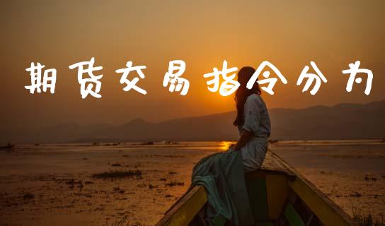 期货交易指令分为_https://m.qmgjg.com_金融市场_第1张