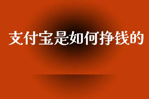 支付宝是如何挣钱的_https://m.qmgjg.com_货币基金_第1张