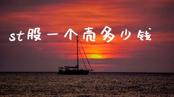 st股一个壳多少钱_https://m.qmgjg.com_货币基金_第1张