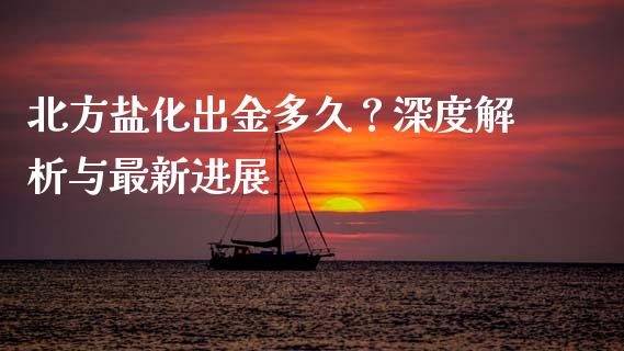 北方盐化出金多久？深度解析与最新进展_https://m.qmgjg.com_货币基金_第1张