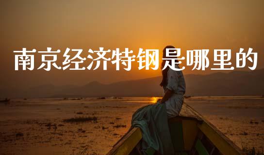 南京经济特钢是哪里的_https://m.qmgjg.com_金融市场_第1张
