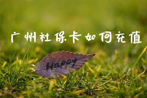 广州社保卡如何充值_https://m.qmgjg.com_投资银行_第1张