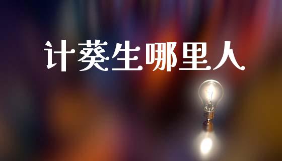 计葵生哪里人_https://m.qmgjg.com_投资银行_第1张