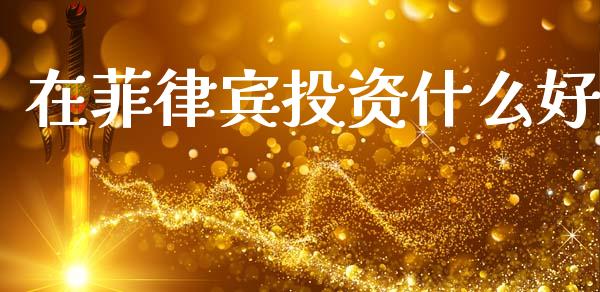 在菲律宾投资什么好_https://m.qmgjg.com_金融市场_第1张