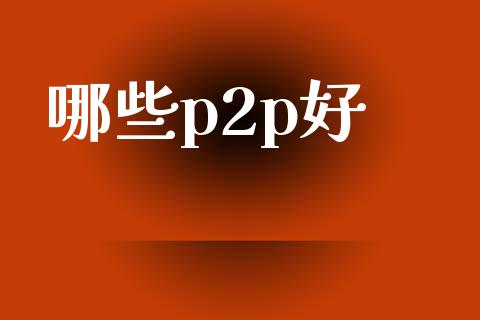 哪些p2p好_https://m.qmgjg.com_资金管理_第1张