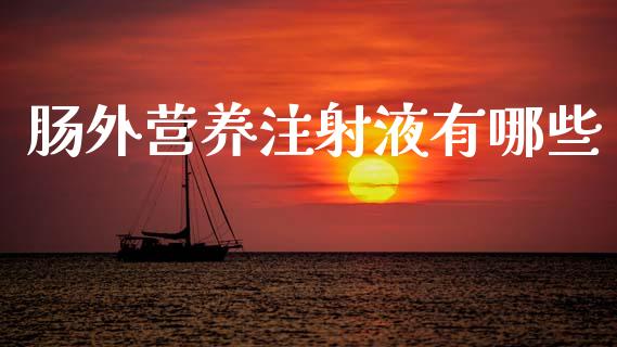 肠外营养注射液有哪些_https://m.qmgjg.com_金融市场_第1张