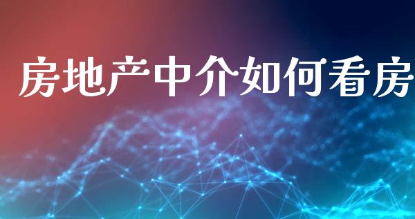 房地产中介如何看房_https://m.qmgjg.com_金融市场_第1张