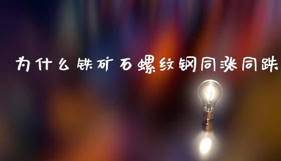 为什么铁矿石螺纹钢同涨同跌_资金管理_第1张_资金管理_投资银行_金融市场_货币基金 为什么铁矿石螺纹钢同涨同跌_https://m.qmgjg.com_资金管理_第1张