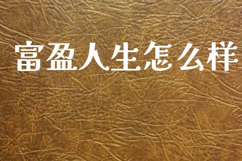 富盈人生怎么样_https://m.qmgjg.com_投资银行_第1张