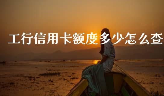 工行信用卡额度多少怎么查_https://m.qmgjg.com_金融市场_第1张