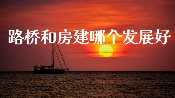 路桥和房建哪个发展好_https://m.qmgjg.com_资金管理_第1张